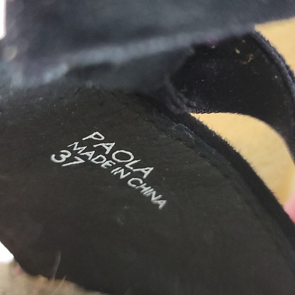 Ash Paola Wedge espadrille Orange Black 37 / 7 - Picture 10 of 12